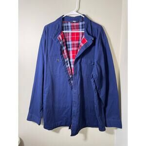 Lands' End XXL Flannel Lined Cotton Barn Jacket